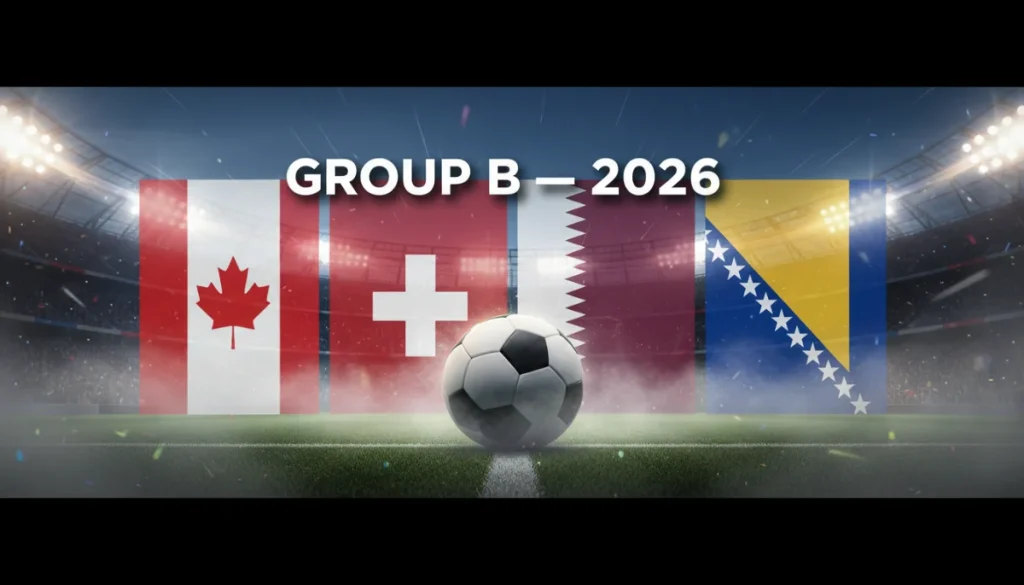 2026 Dünya Kupası B Grubu: Kanada, İsviçre, Katar ve Bosna Hersek Karşılaşmaları