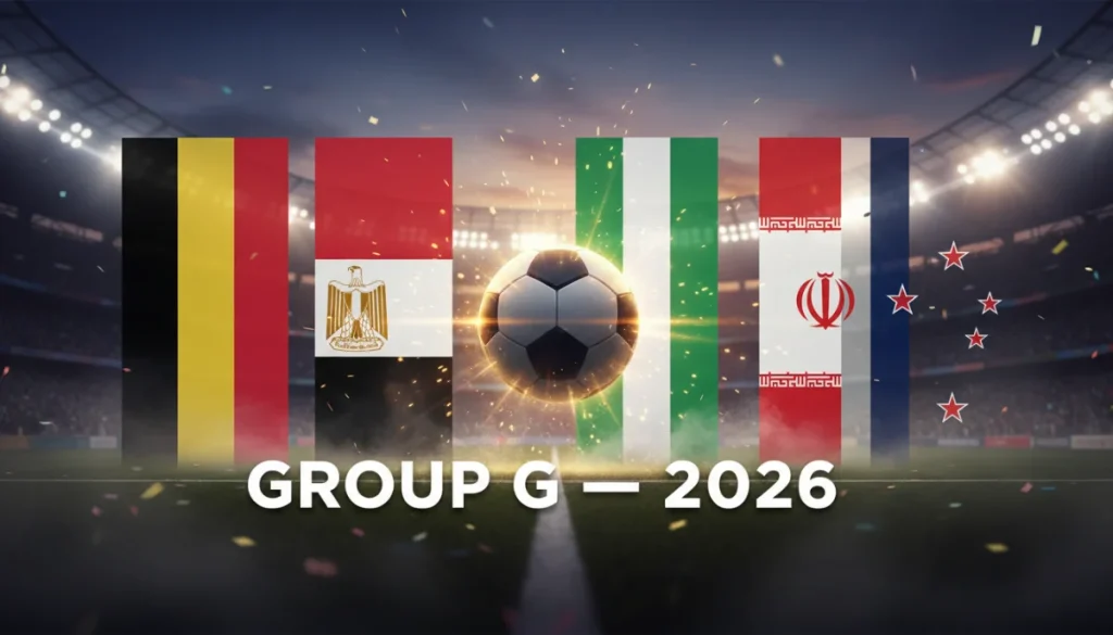 2026 Dünya Kupası G Grubu: Belçika, Mısır, İran ve Yeni Zelanda’nın Fırtınalı Yolu