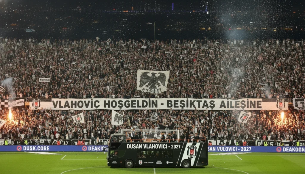 Vlahovic’te Siyah-Beyazlı İmza Heyecanı
