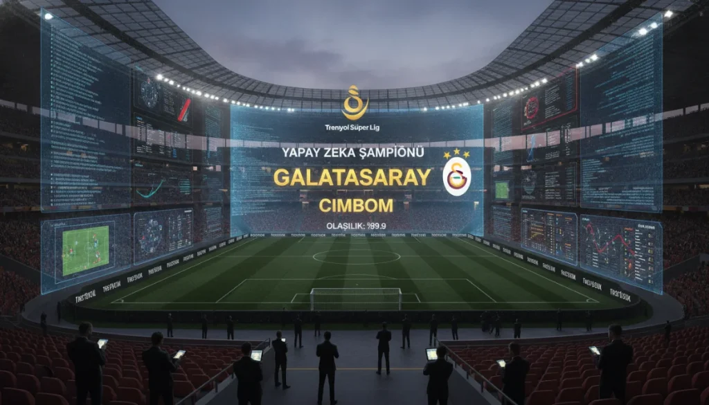 Yapay Zeka Süper Lig’de Rotayı Galatasaray’a Çevirdi
